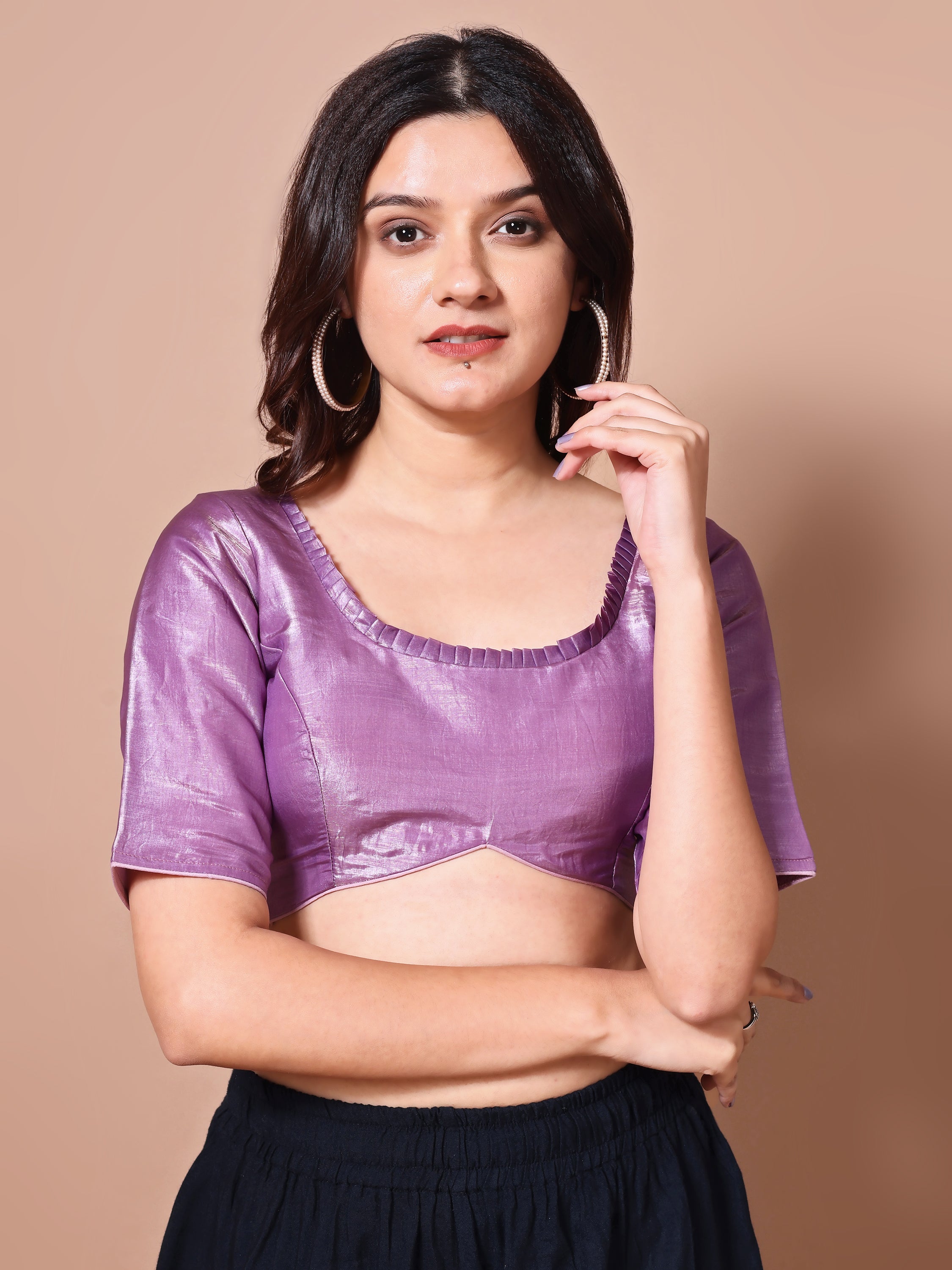 Nayra Purple Blouse