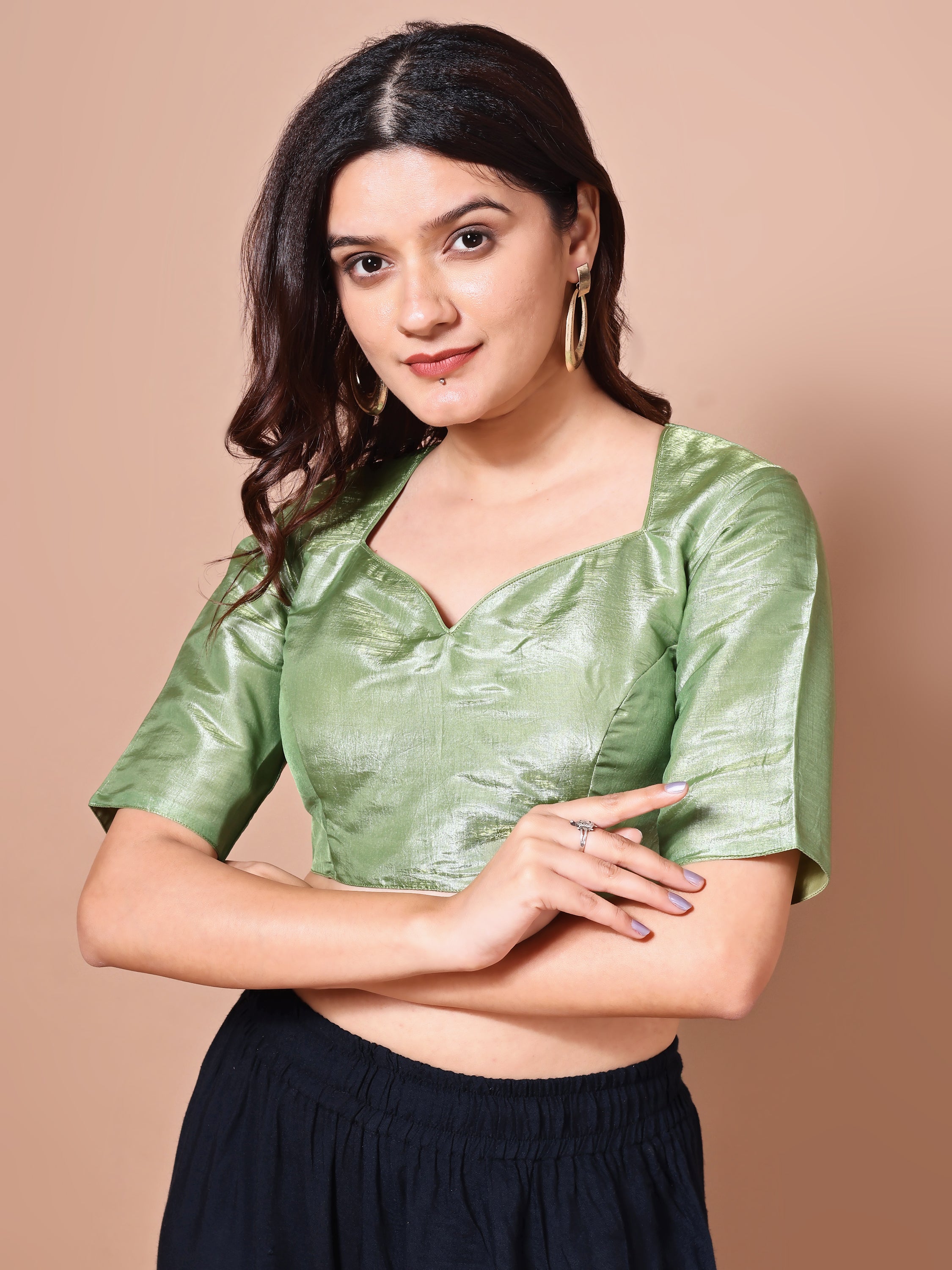 Nayra Green Blouse