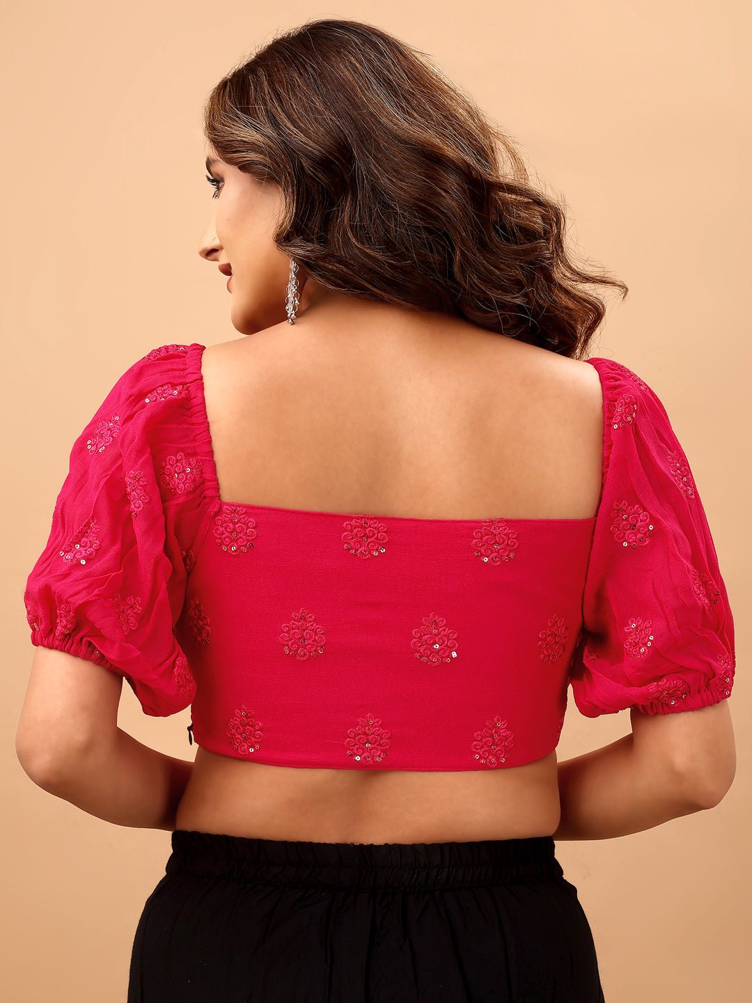 Saundh Chiffon Ballon Blouse