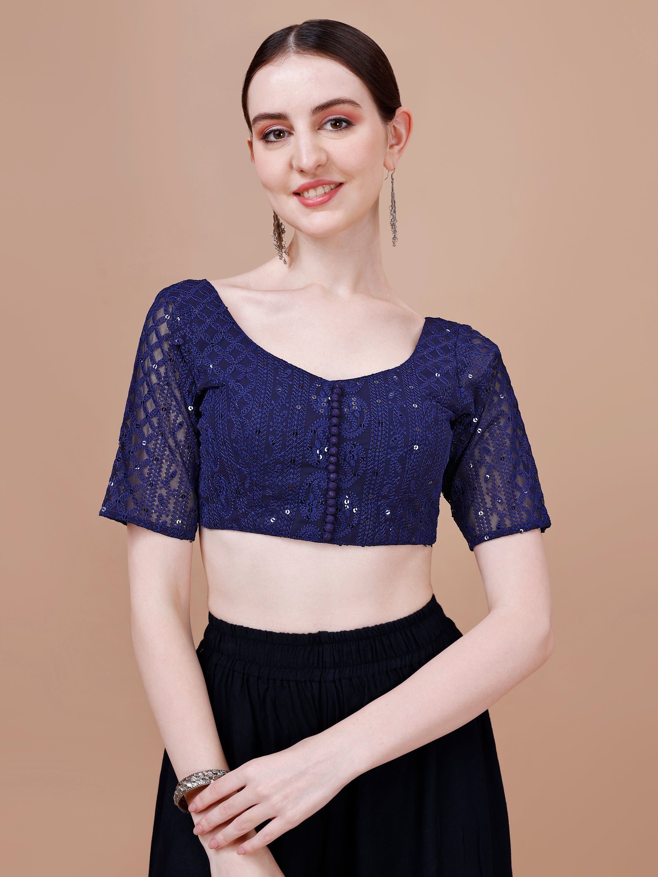 Aneri Sleeve Lakhnavi Blouse