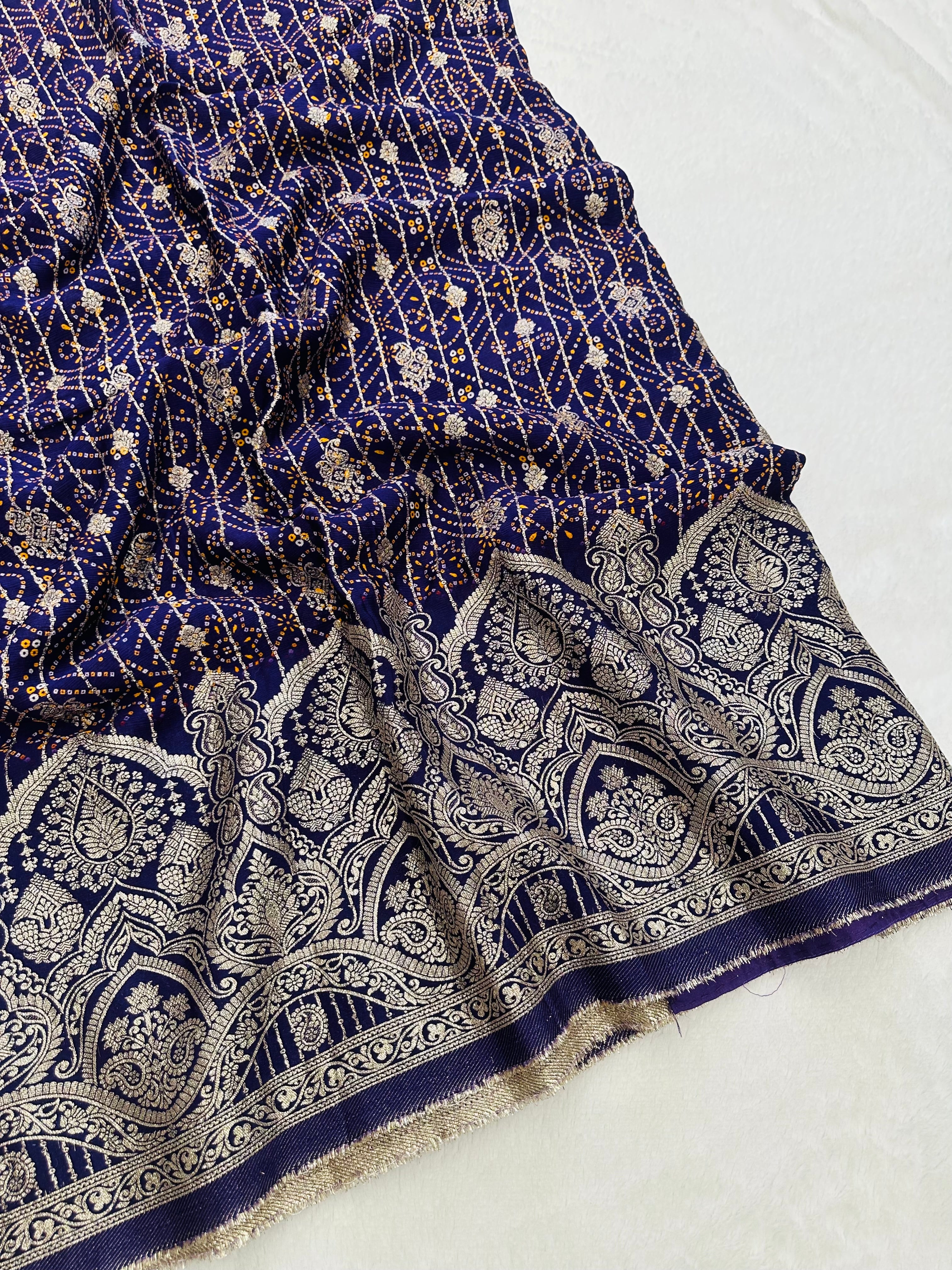 Purple Zari Saree