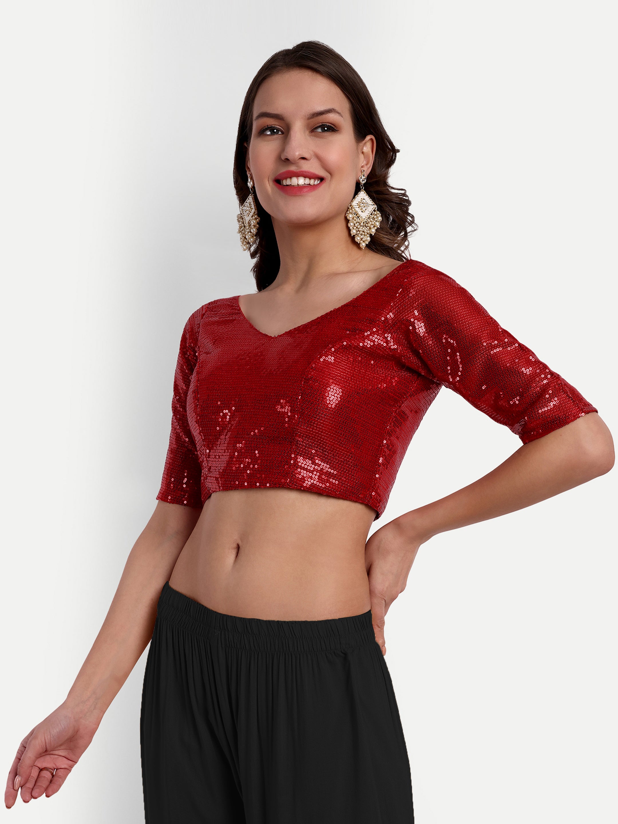 Red sequin Blouse