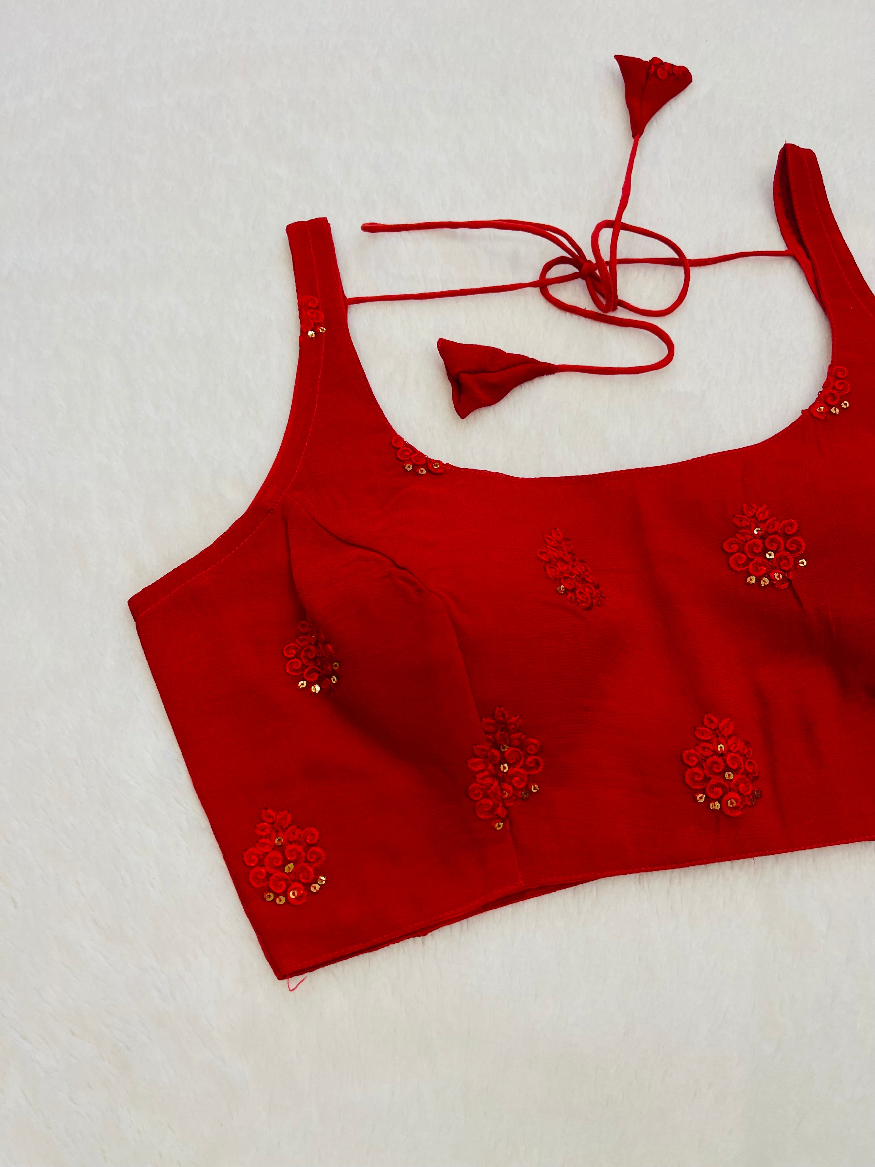 Divine Ruby Sleeveless Blouse