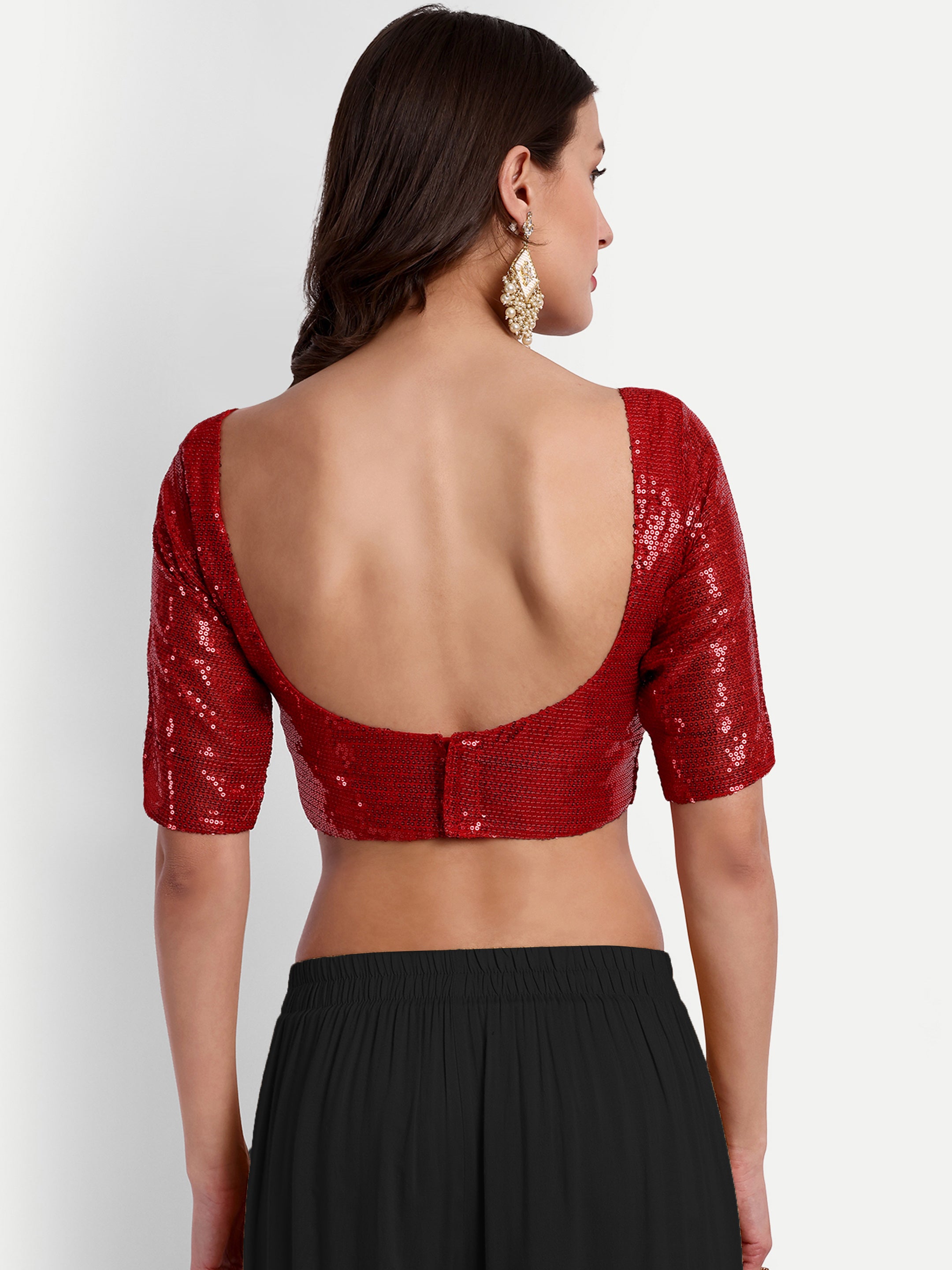 Red sequin Blouse