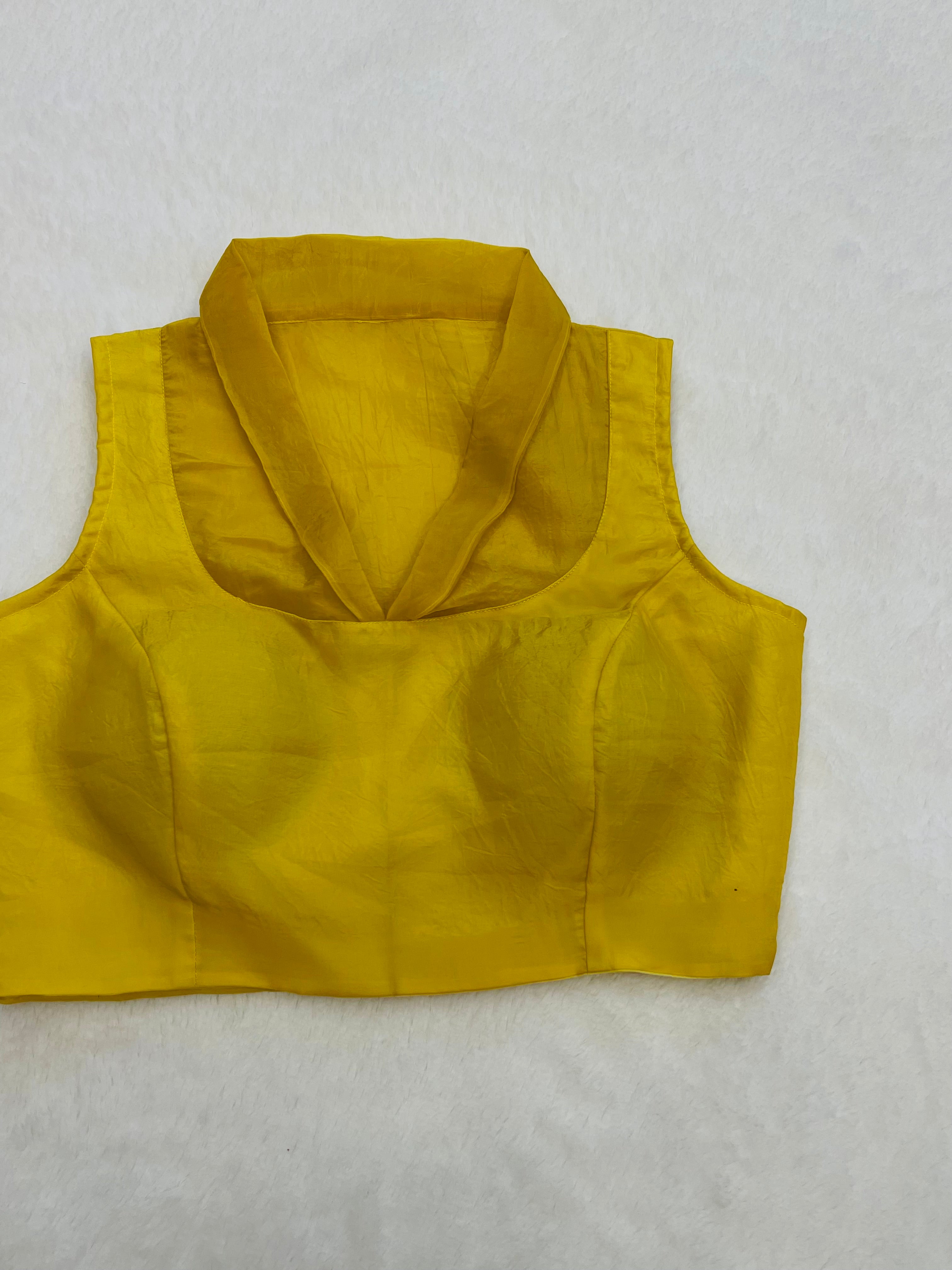 Nayra Yellow Blouse