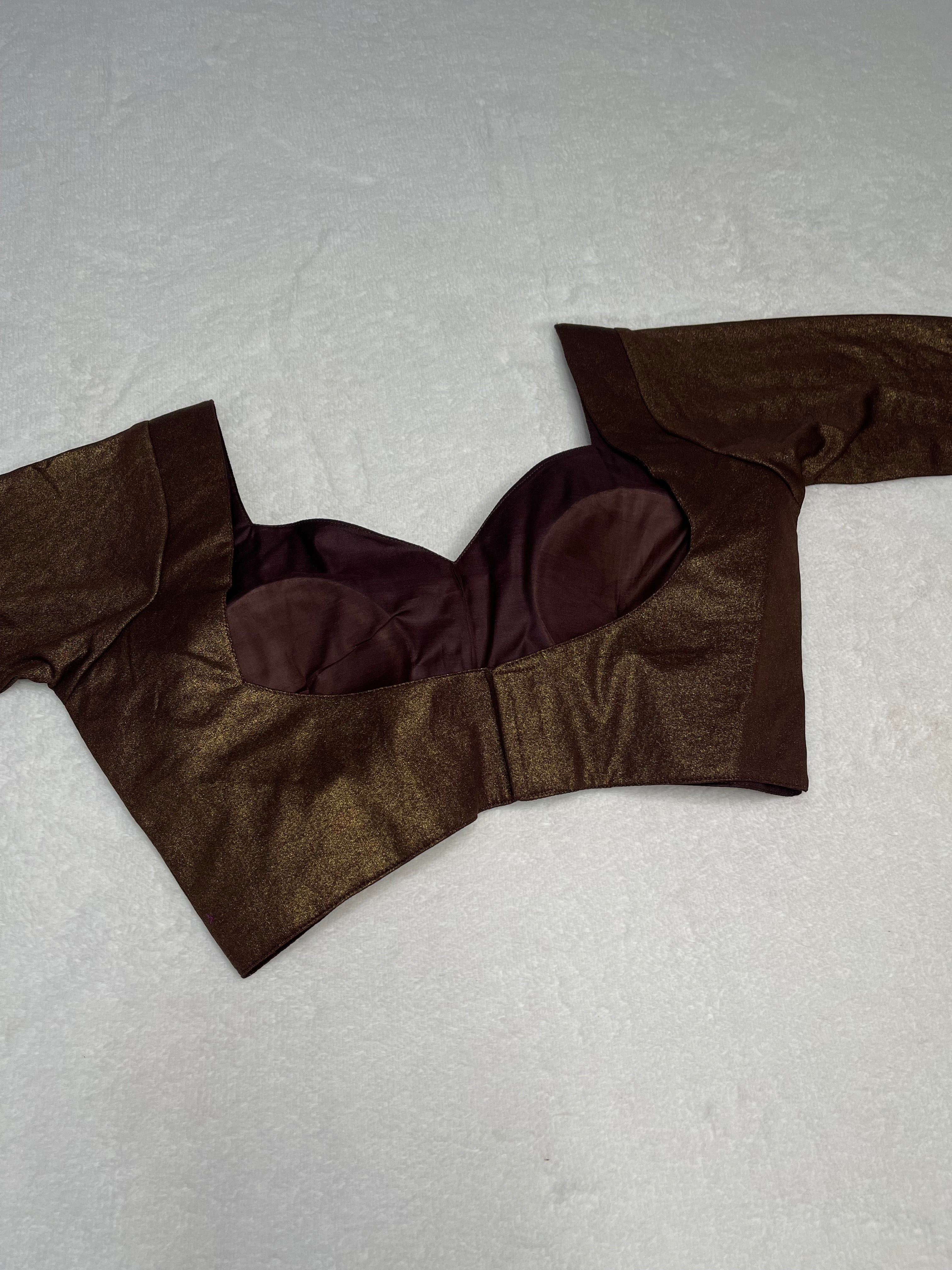 Brown Dhupion Blouse