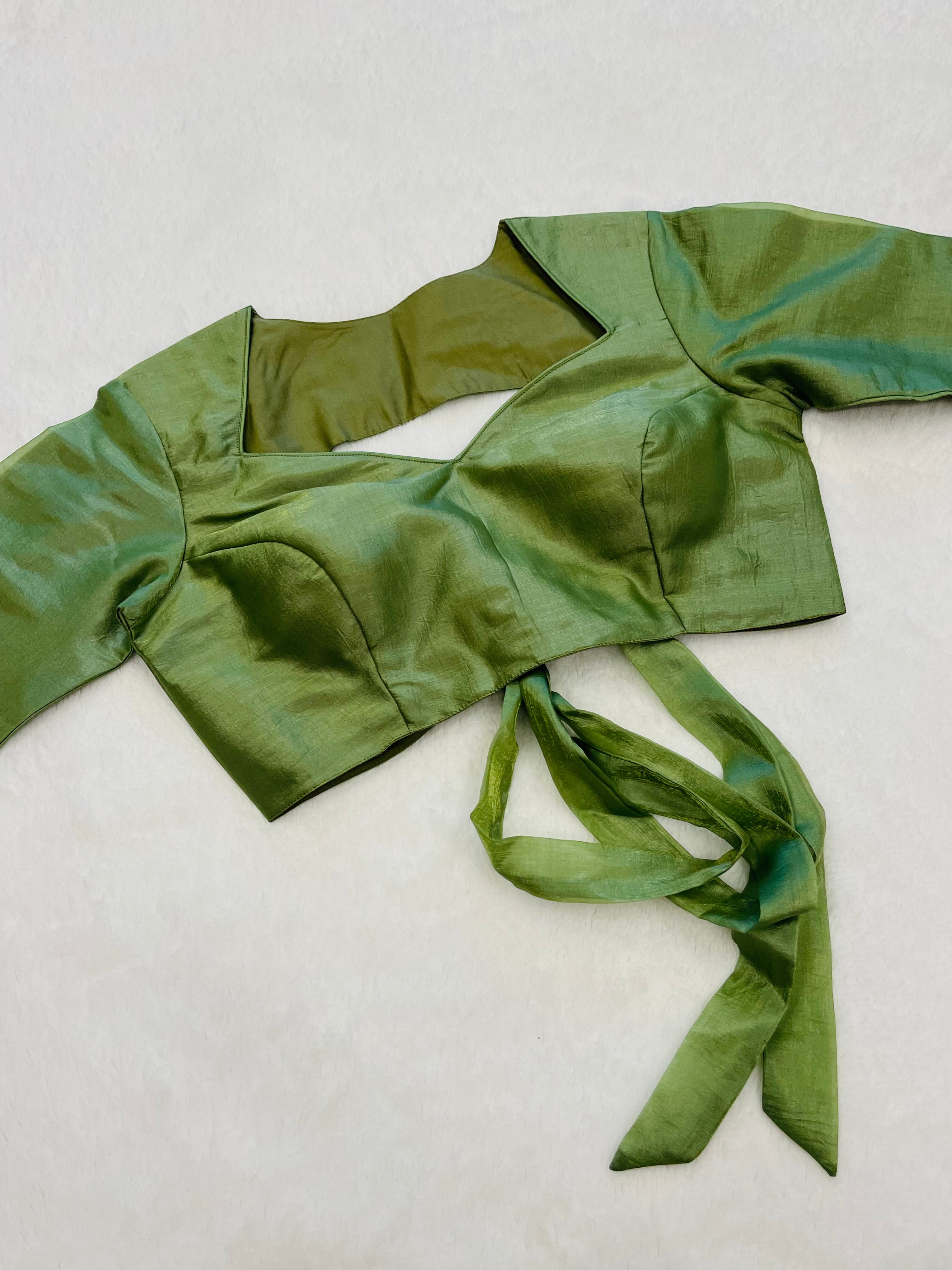 Nayra Green Blouse