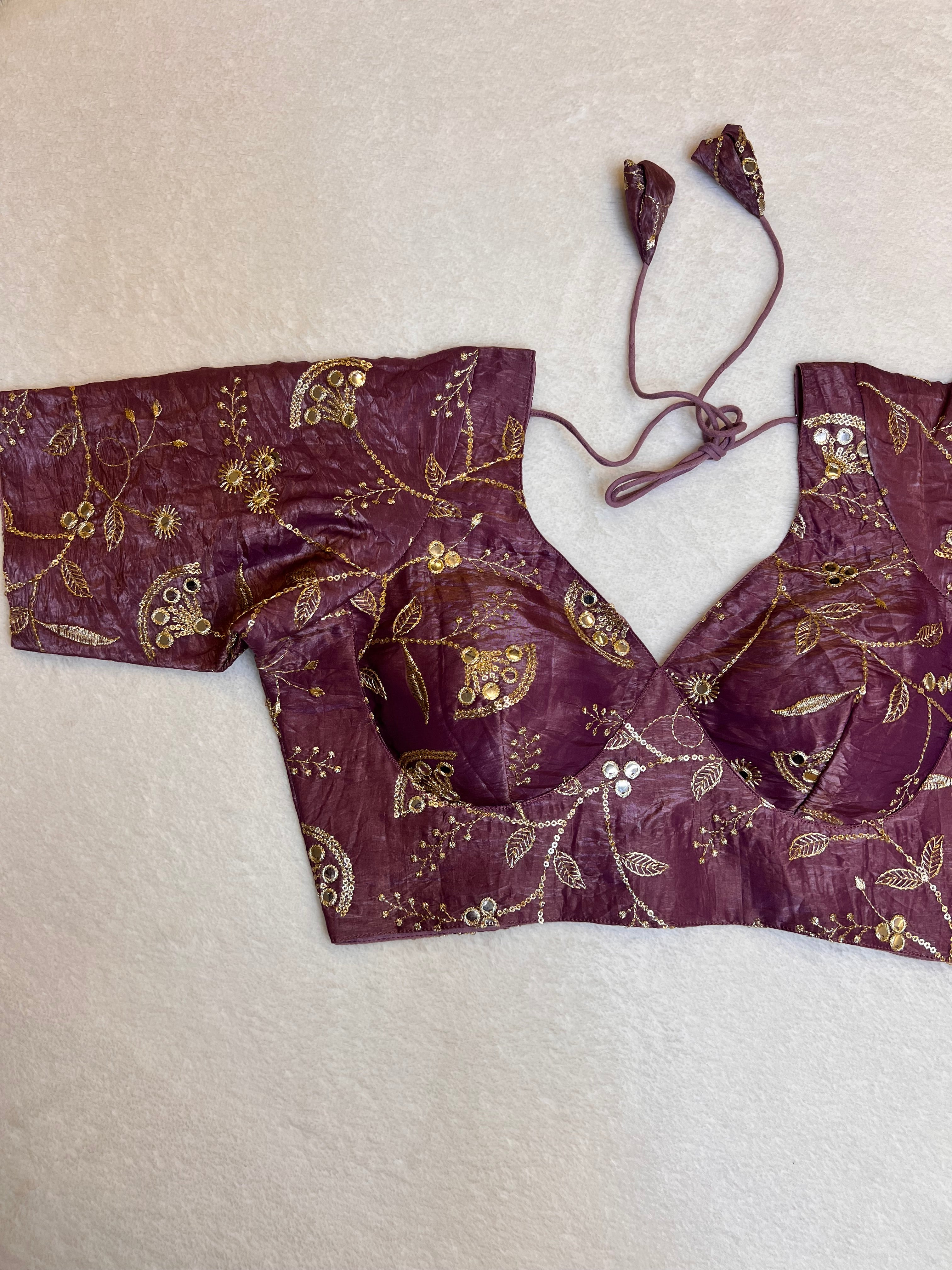 Kashish Dusty Purple Blouse