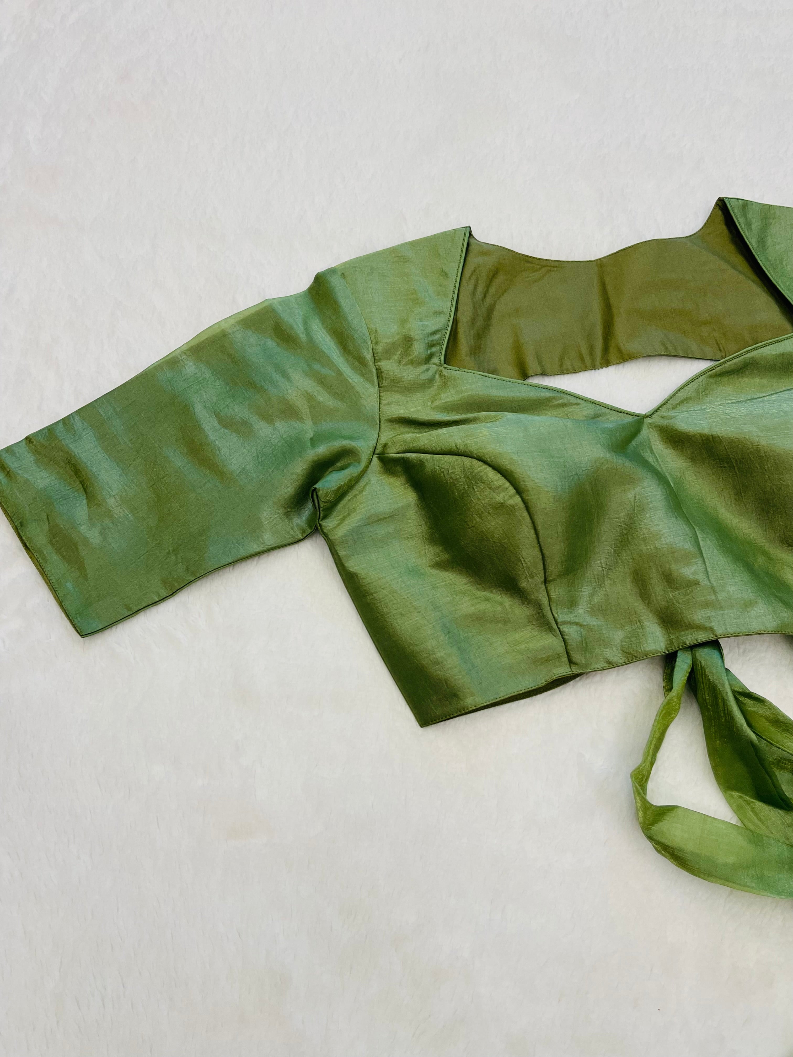 Nayra Green Blouse