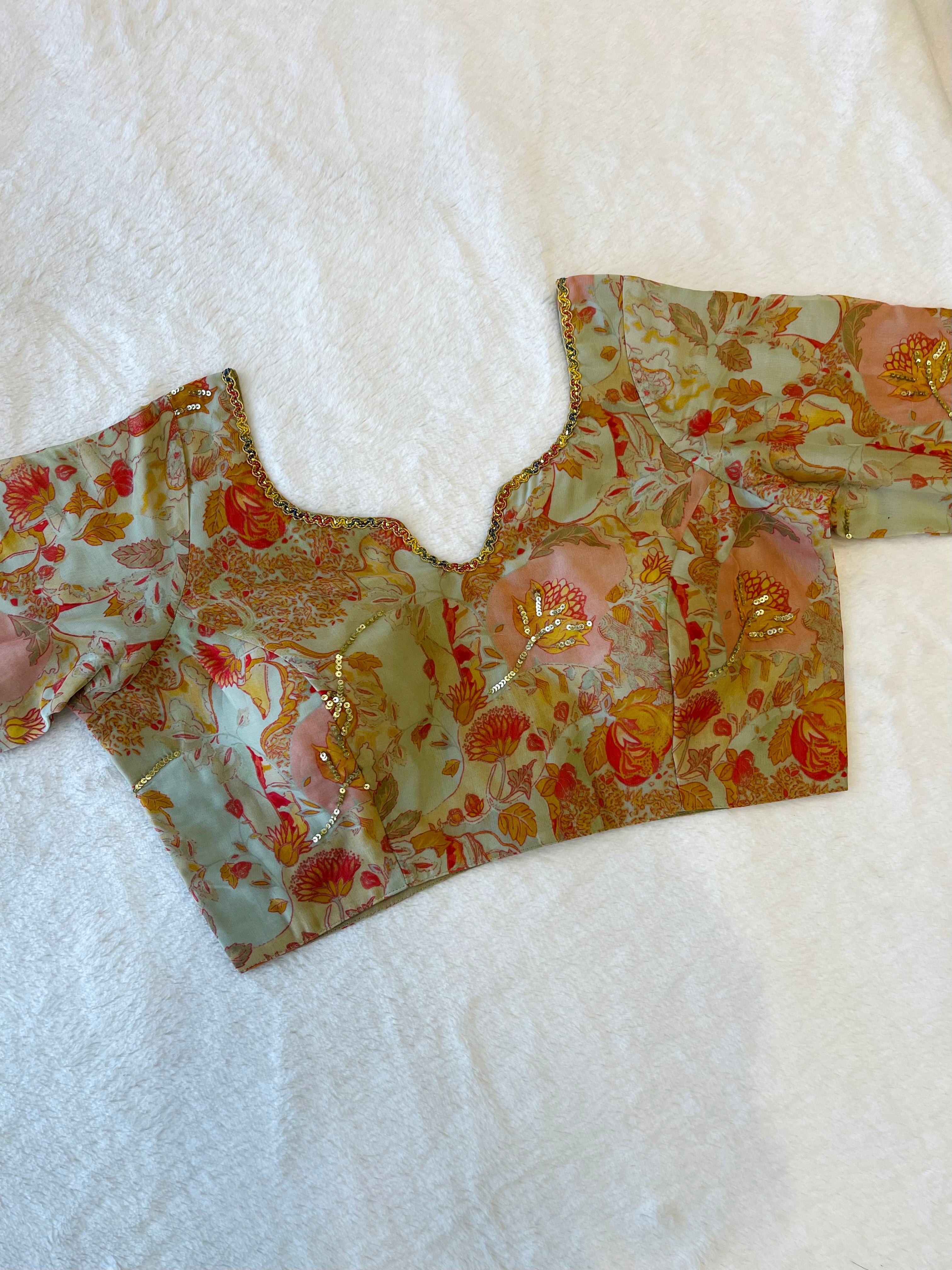 Saundh Multi Floral Blouse