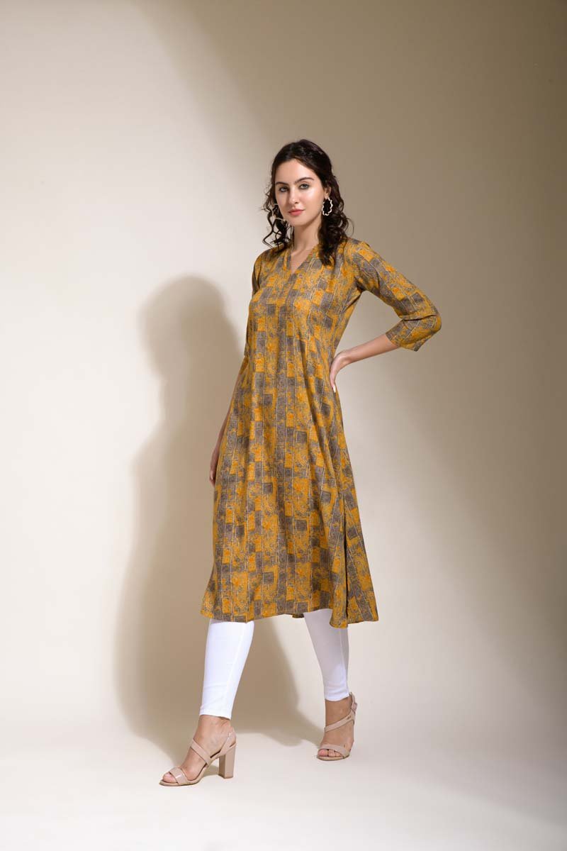 Keya rayon straight kurta