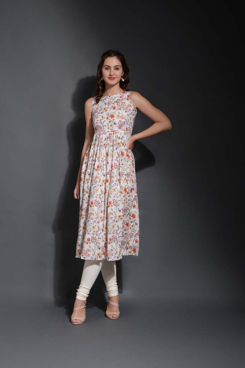 Aashi flower print kurta