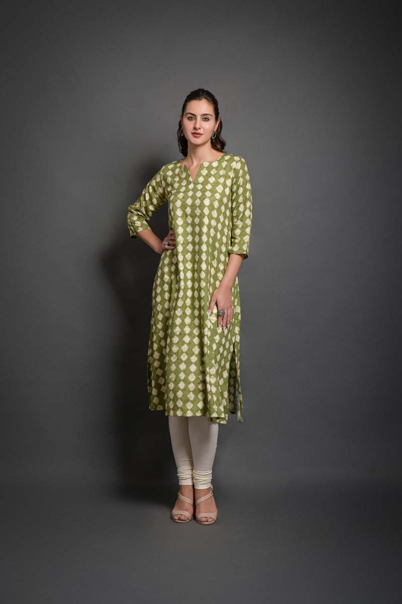 Gahana green kurta