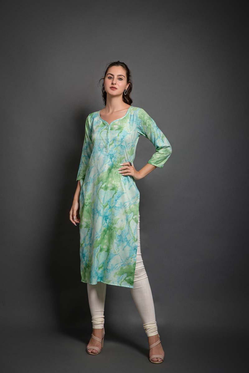 Grace chanderi straight kurta