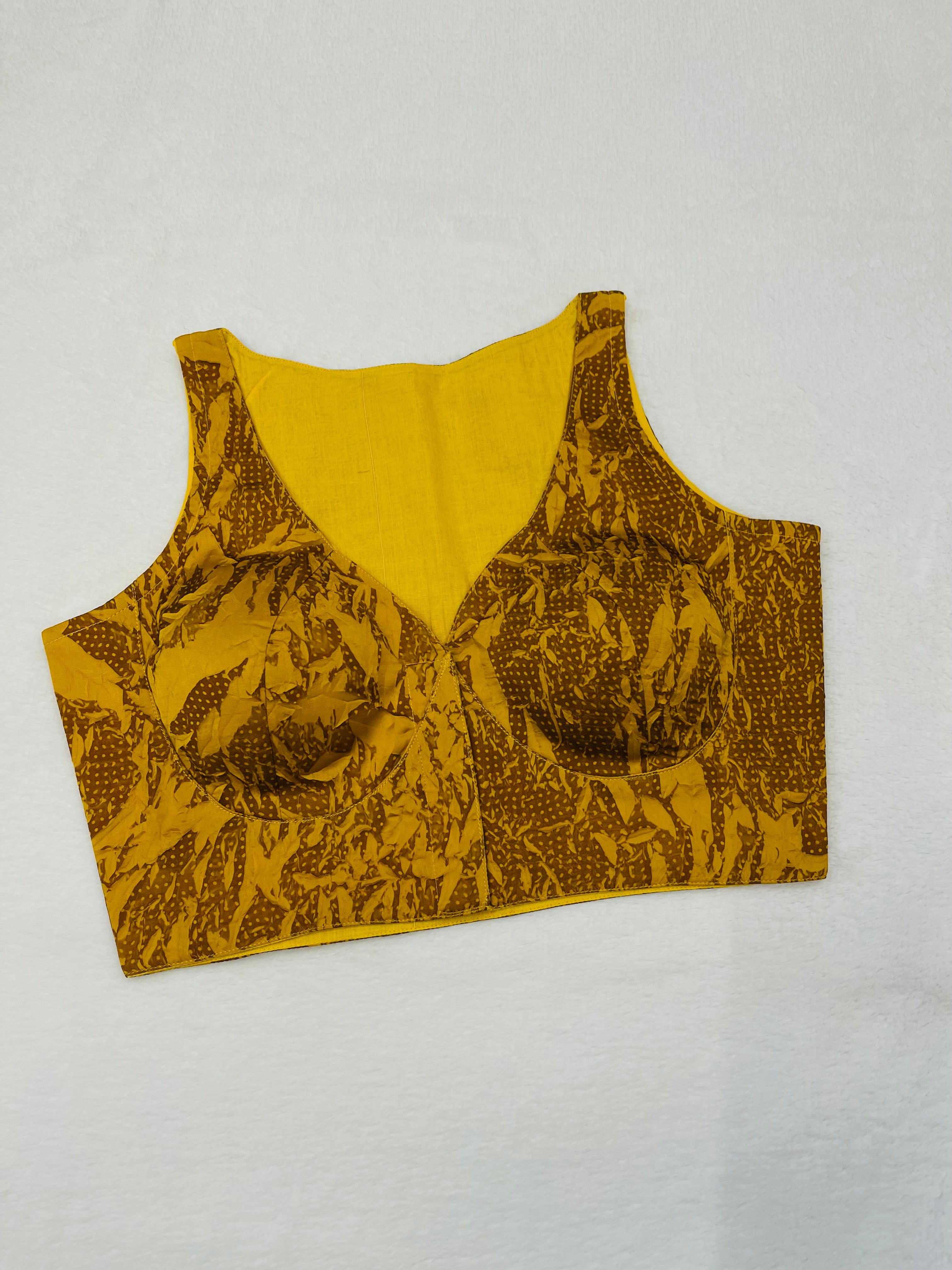 Sunehari Mustard Blouse