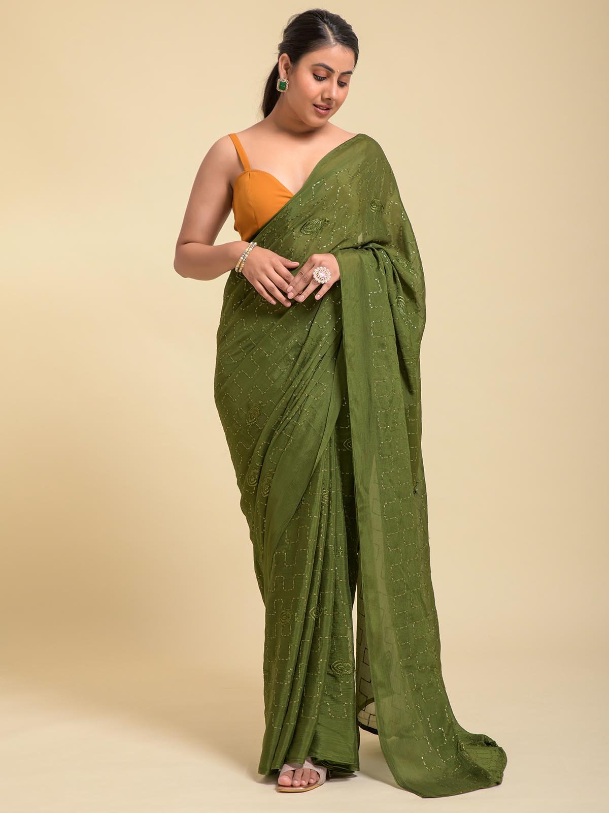 Green Glory Saree