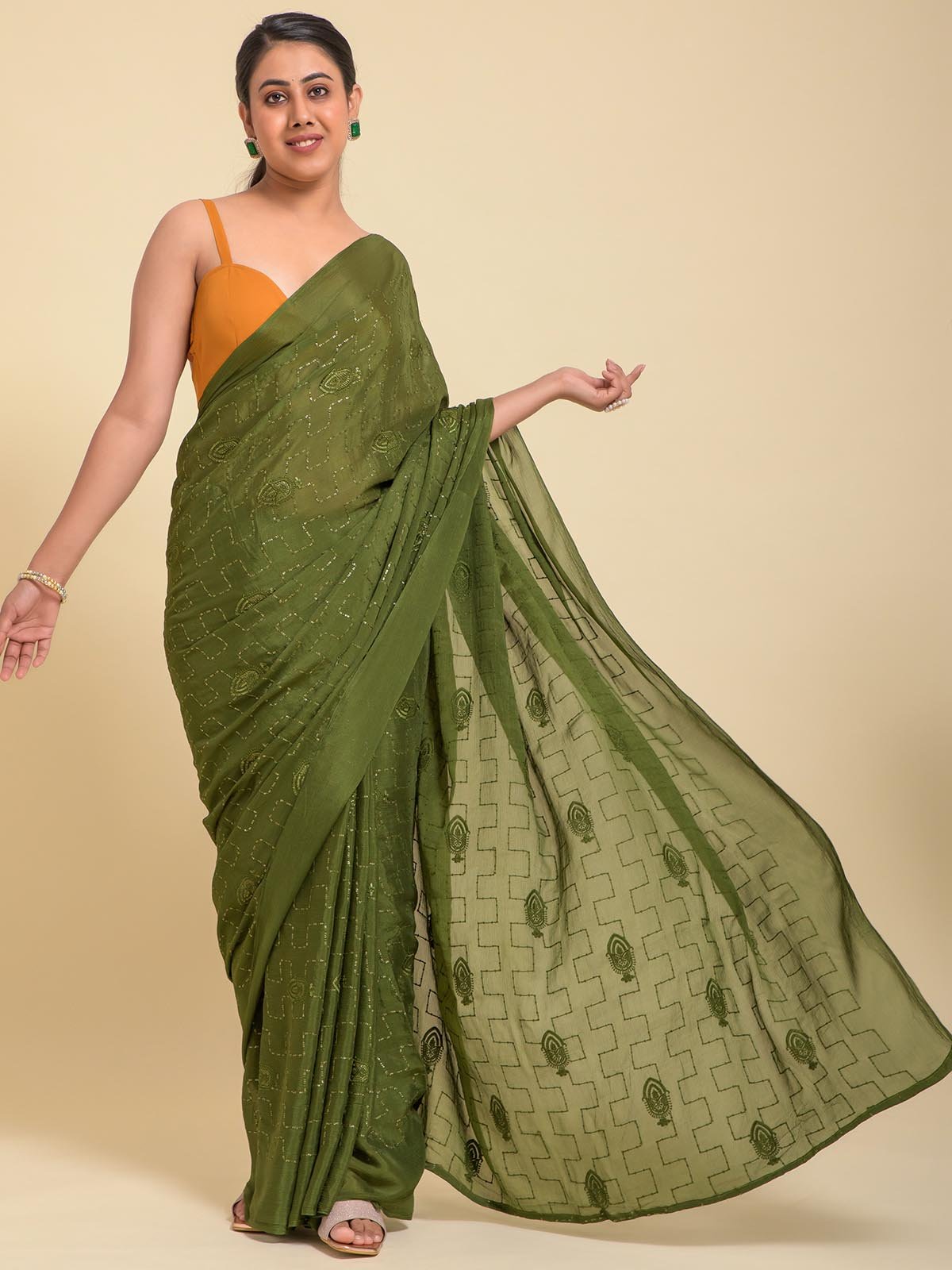 Green Glory Saree