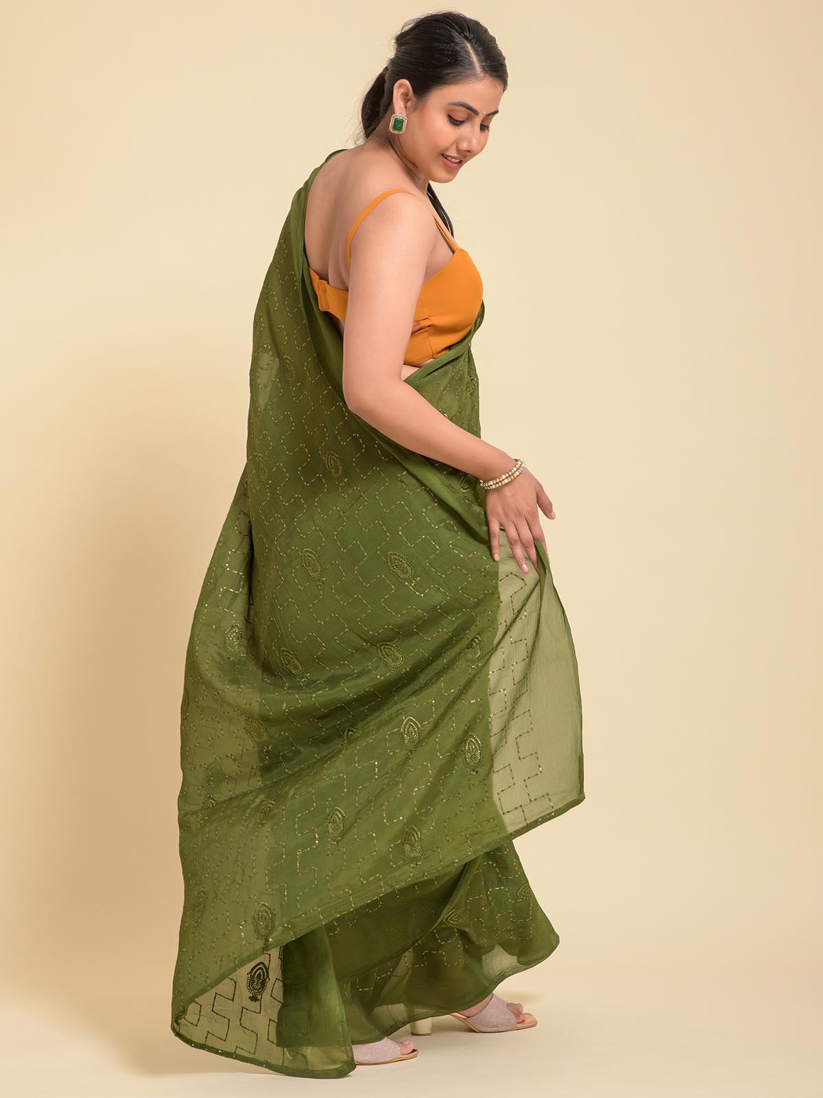 Green Glory Saree